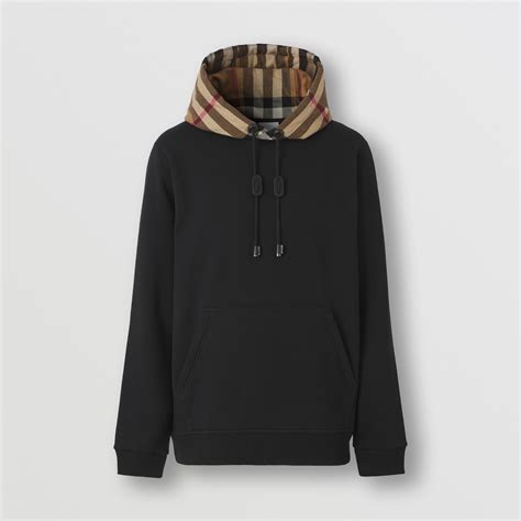 burberry hoodie mens black|burberry sweatshirt men 5th off.